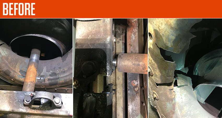 Blower Rescue: Before
