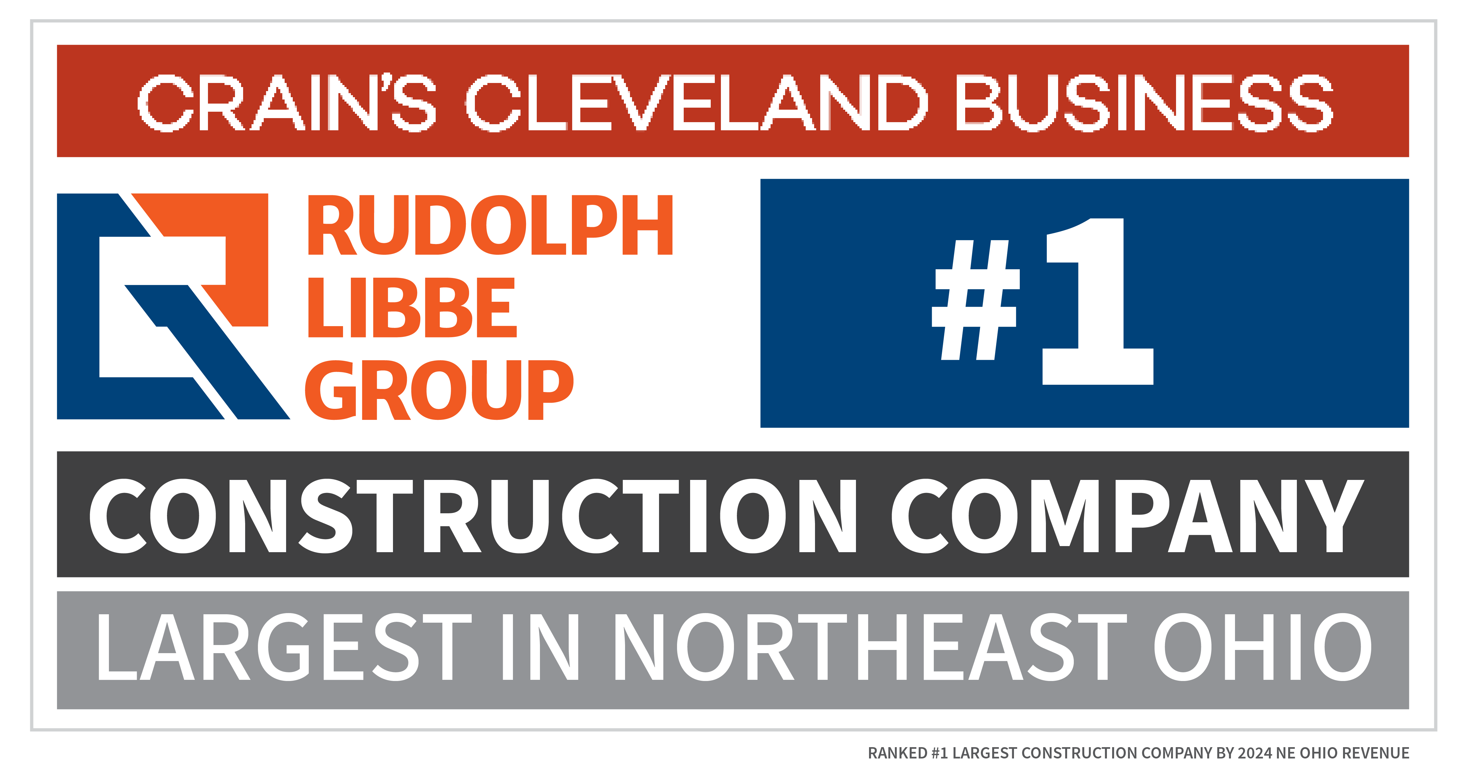 Rudolph Libbe Group Tops Crain’s Annual NE Ohio Contractor List