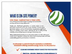 What Is On-Site Power?