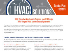 HVAC Service Plan Options