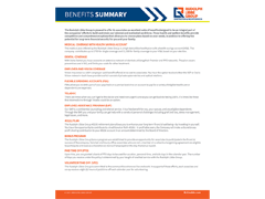 Rudolph Libbe Group Benefits Summary