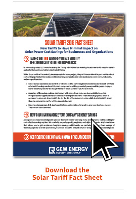 Solar Tariff Fact Sheet