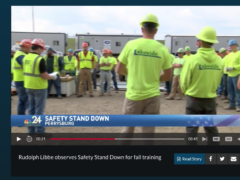 Rudolph Libbe Group Safety Stand Down Covered by NBC24